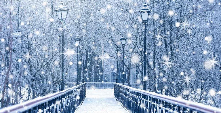 winter fantasy bridge